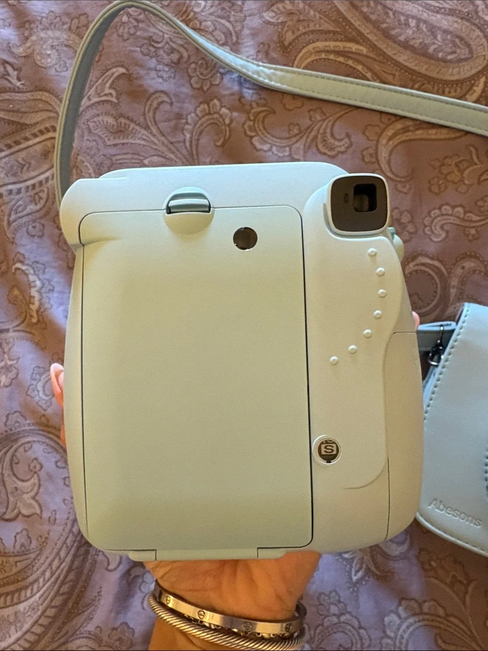 Fujifilm instax mini 8 Instant Camera in light blue with matching case